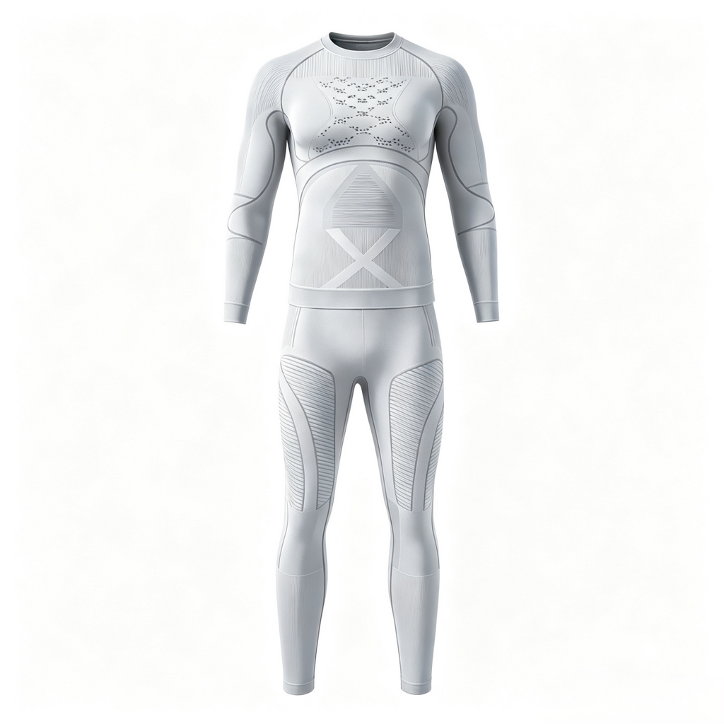 Men’s Gray Thermal Base Layer Set