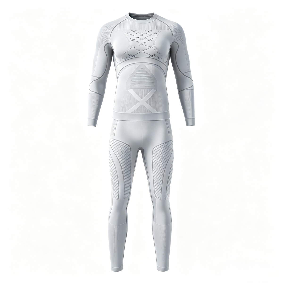 Men’s Gray Thermal Base Layer Set